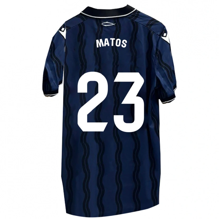 Danxen Dámské José Matos #23 Tmavě Modrá Černá Daleko Hráčské Dresy 2025/26 Dres