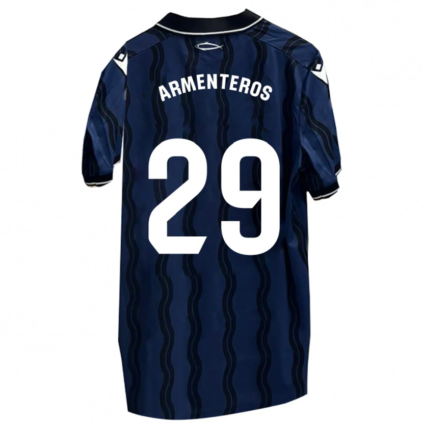 Danxen Dámské Víctor Armenteros #29 Tmavě Modrá Černá Daleko Hráčské Dresy 2025/26 Dres