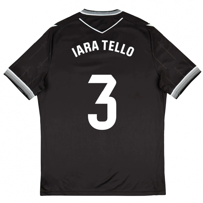 Danxen Dámské Iara Tello #3 Černá Bílá Daleko Hráčské Dresy 2025/26 Dres