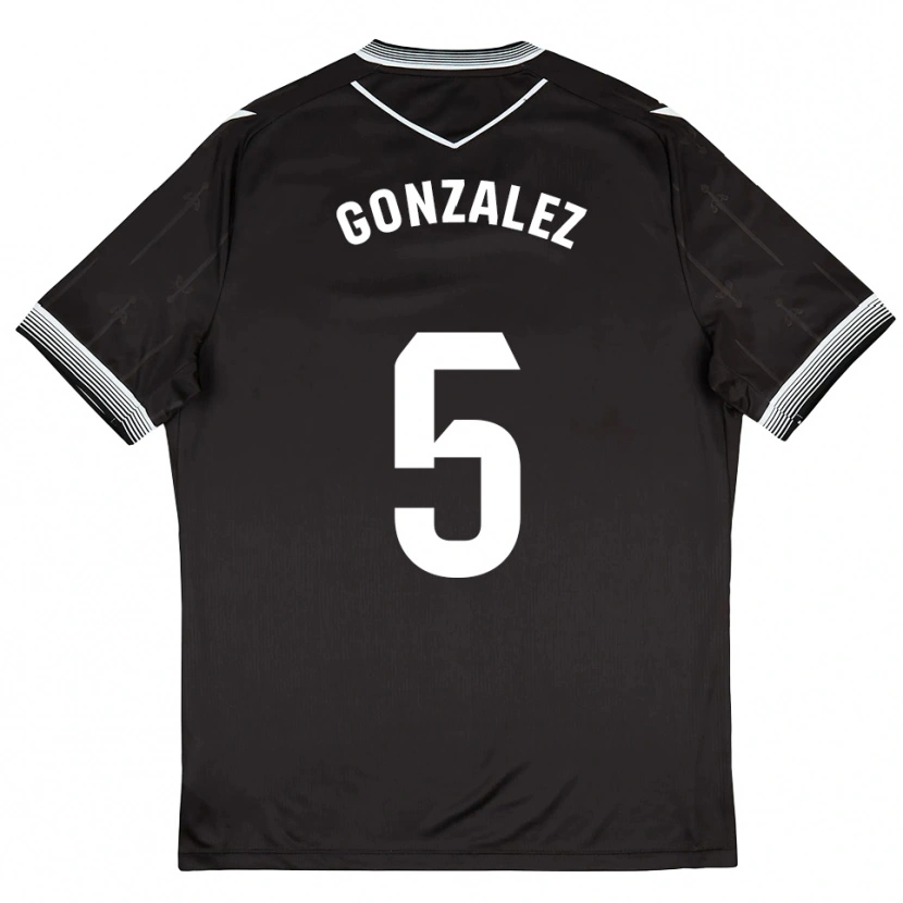 Danxen Dámské Sergio González #5 Černá Bílá Daleko Hráčské Dresy 2025/26 Dres
