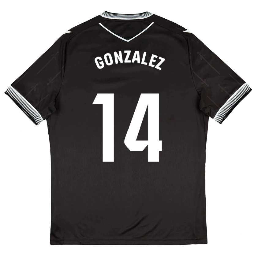 Danxen Dámské David González #14 Černá Bílá Daleko Hráčské Dresy 2025/26 Dres