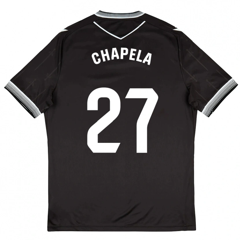 Danxen Dámské Iván Chapela #27 Černá Bílá Daleko Hráčské Dresy 2025/26 Dres