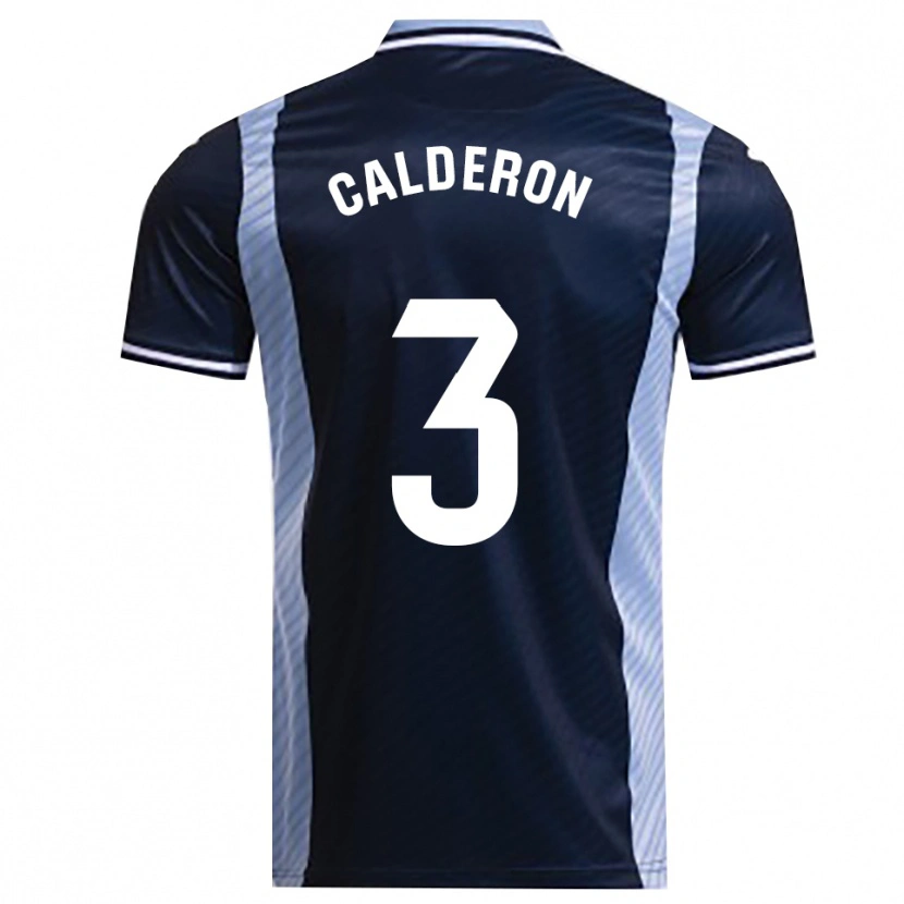 Danxen Dámské José Calderón #3 Tmavě Modrá Nebesky Modrá Daleko Hráčské Dresy 2025/26 Dres