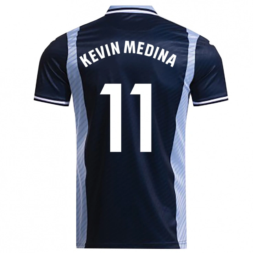 Danxen Dámské Kevin Medina #11 Tmavě Modrá Nebesky Modrá Daleko Hráčské Dresy 2025/26 Dres