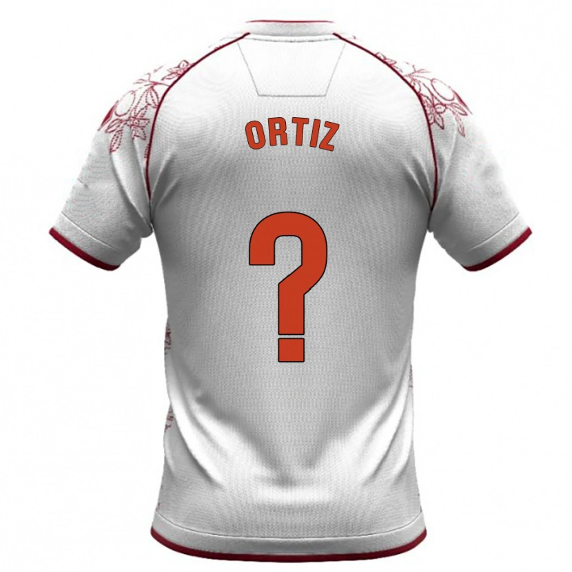 Danxen Dámské Pablo Ortiz #0 Bílá Burgundská Daleko Hráčské Dresy 2025/26 Dres