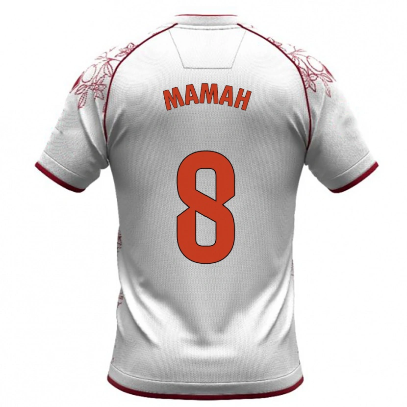 Danxen Dámské Kenneth Mamah #8 Bílá Burgundská Daleko Hráčské Dresy 2025/26 Dres