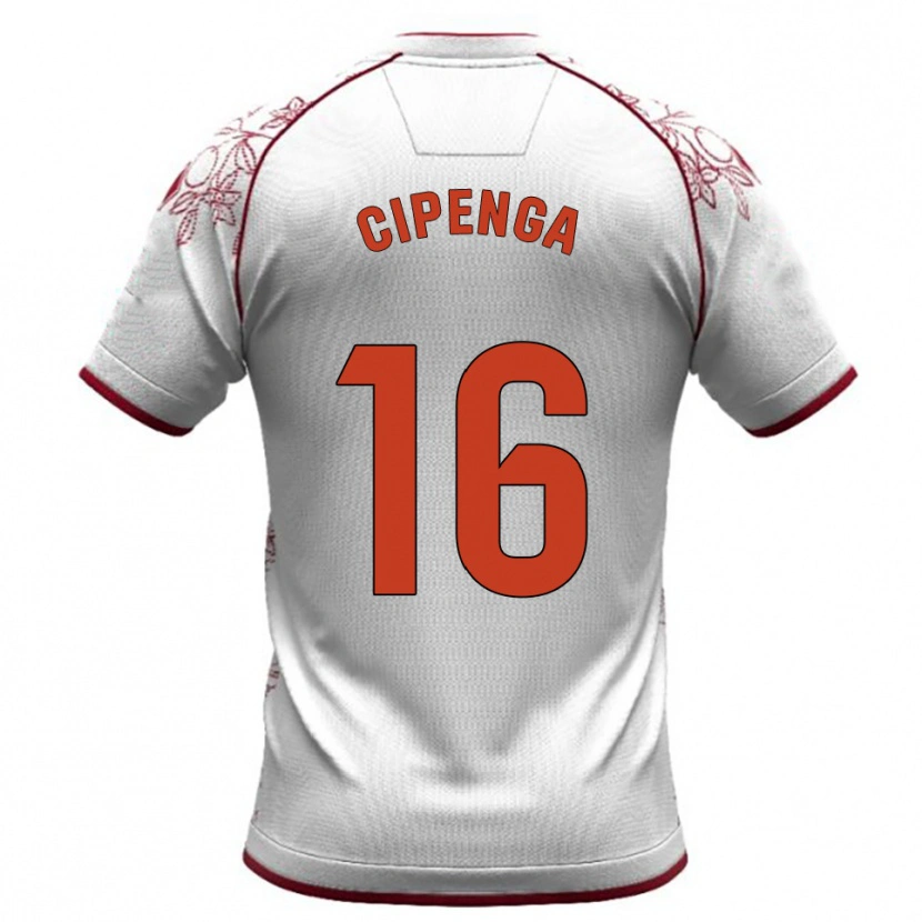 Danxen Dámské Brian Cipenga #16 Bílá Burgundská Daleko Hráčské Dresy 2025/26 Dres