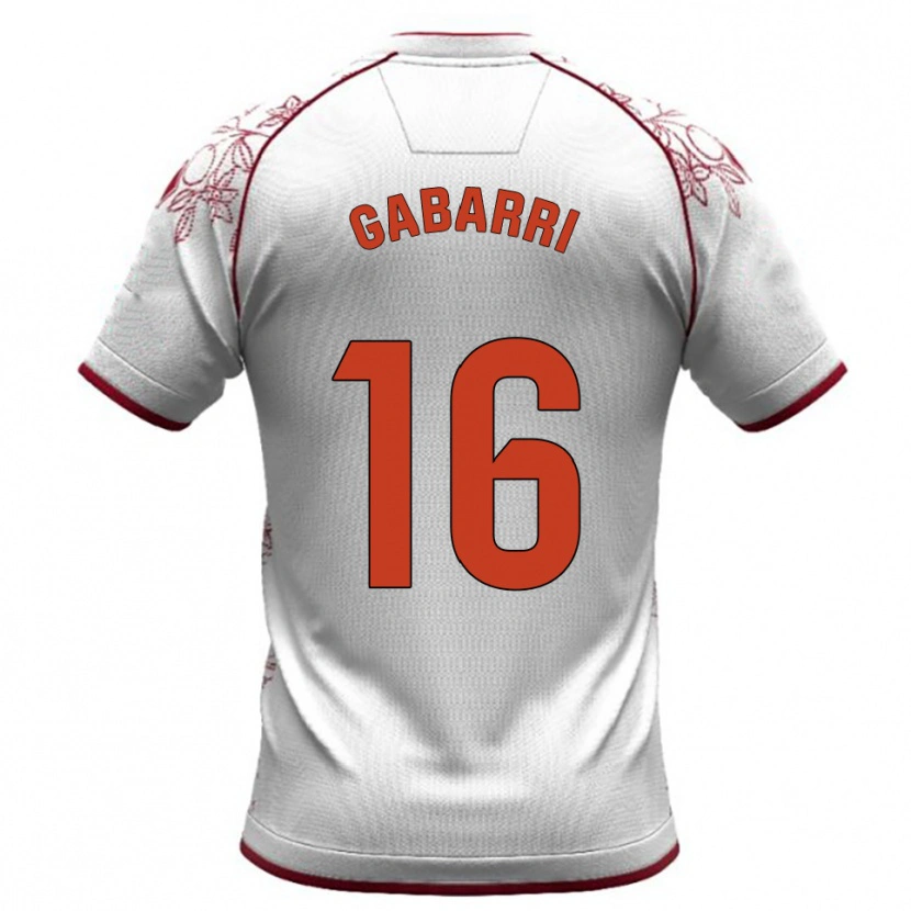 Danxen Dámské Toni Gabarri #16 Bílá Burgundská Daleko Hráčské Dresy 2025/26 Dres