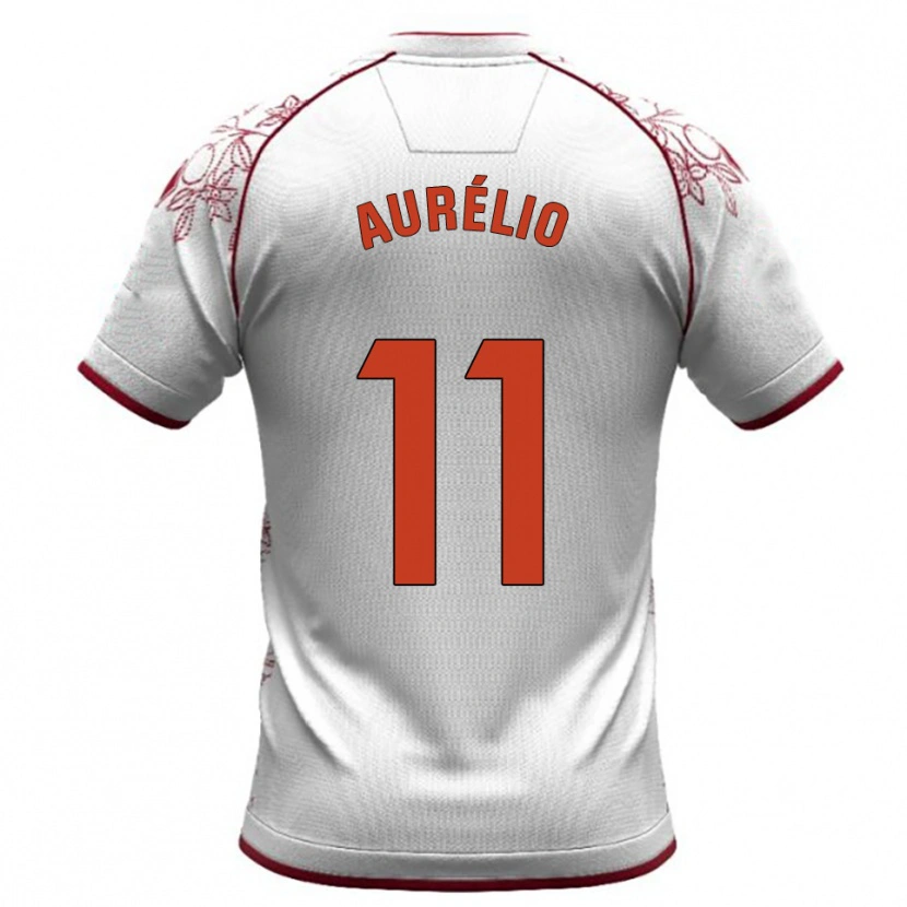 Danxen Dámské Douglas Aurélio #11 Bílá Burgundská Daleko Hráčské Dresy 2025/26 Dres