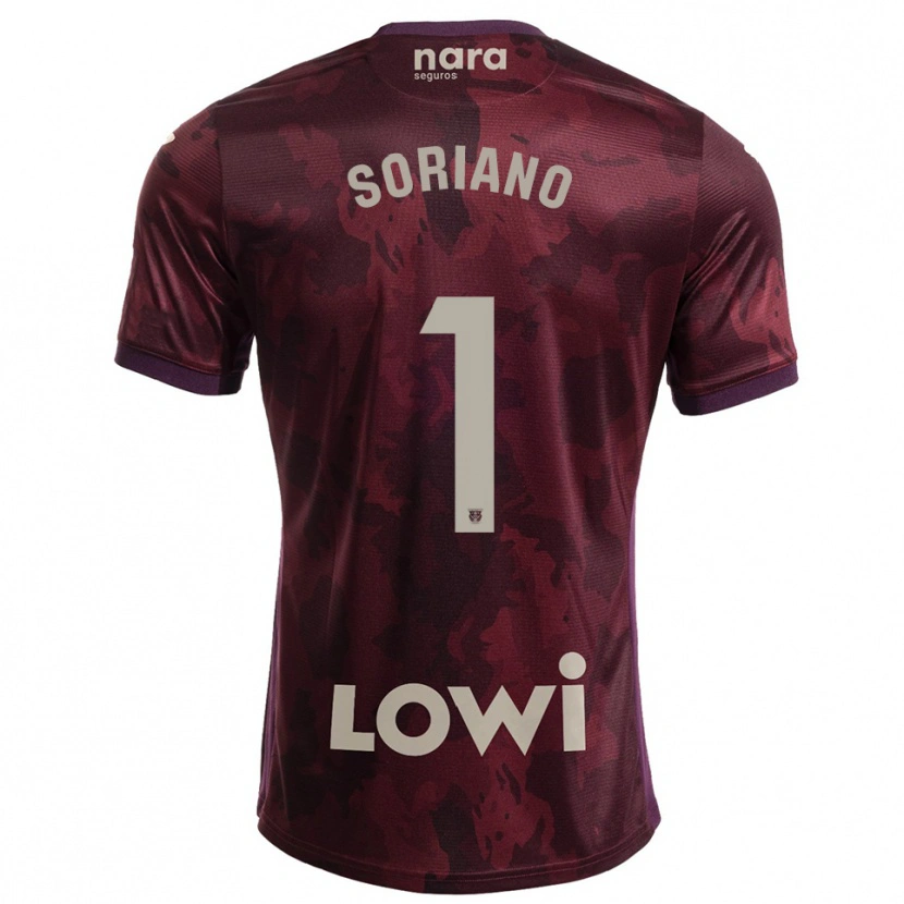 Danxen Dámské Juan Soriano #1 Burgundská Bílá Daleko Hráčské Dresy 2025/26 Dres