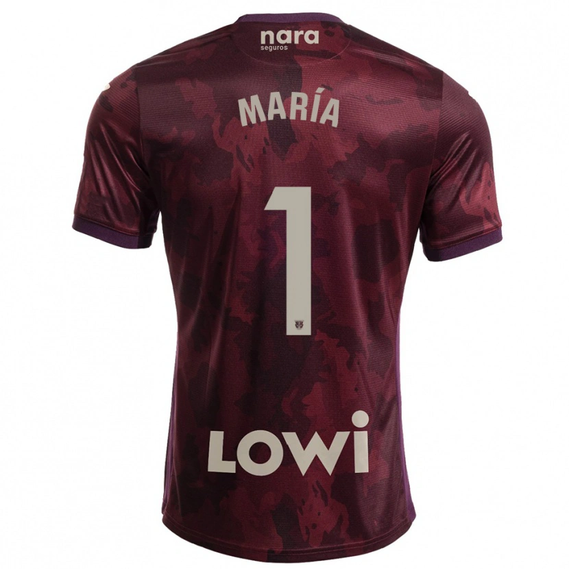 Danxen Dámské María Hernández #1 Burgundská Bílá Daleko Hráčské Dresy 2025/26 Dres