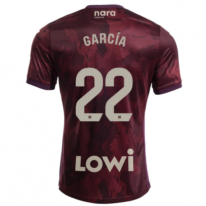 Danxen Dámské Hugo García #22 Burgundská Bílá Daleko Hráčské Dresy 2025/26 Dres