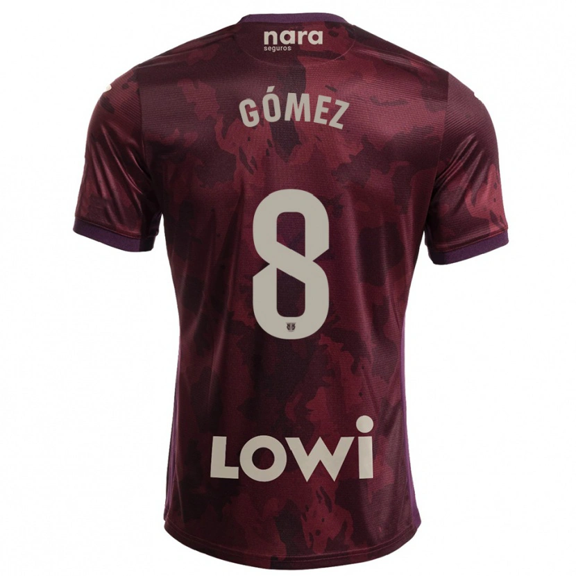 Danxen Dámské Rodri Gómez #8 Burgundská Bílá Daleko Hráčské Dresy 2025/26 Dres