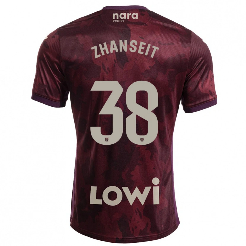 Danxen Dámské Sultan Zhanseit #38 Burgundská Bílá Daleko Hráčské Dresy 2025/26 Dres