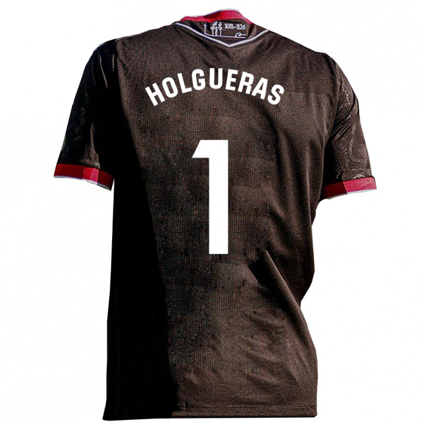 Danxen Dámské Javi Holgueras #1 Černá Červená Daleko Hráčské Dresy 2025/26 Dres
