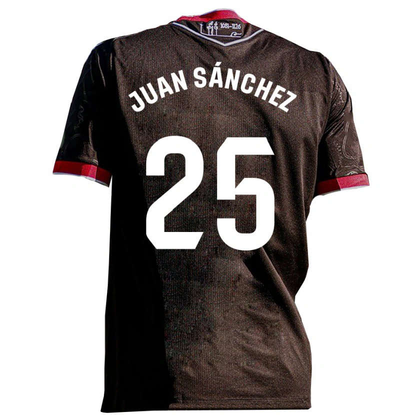 Danxen Dámské Juan Sánchez #25 Černá Červená Daleko Hráčské Dresy 2025/26 Dres