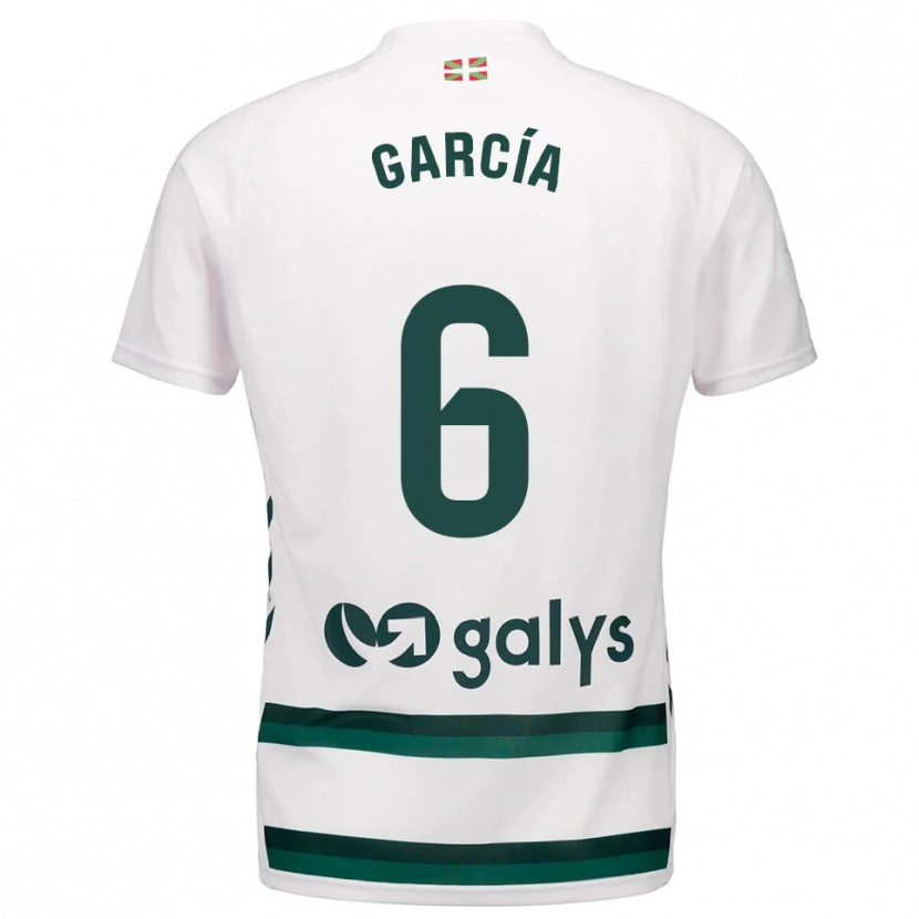 Danxen Dámské Óscar García #6 Bílá Zelená Daleko Hráčské Dresy 2025/26 Dres