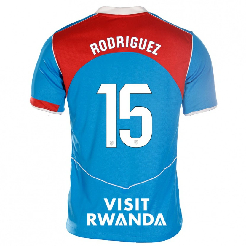 Danxen Dámské Cinta Rodríguez #15 Modrá Bílá Třetí Hráčské Dresy 2025/26 Dres