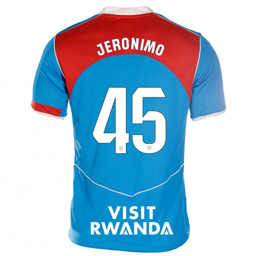 Danxen Dámské Isaiah Jeronimo #45 Modrá Bílá Třetí Hráčské Dresy 2025/26 Dres