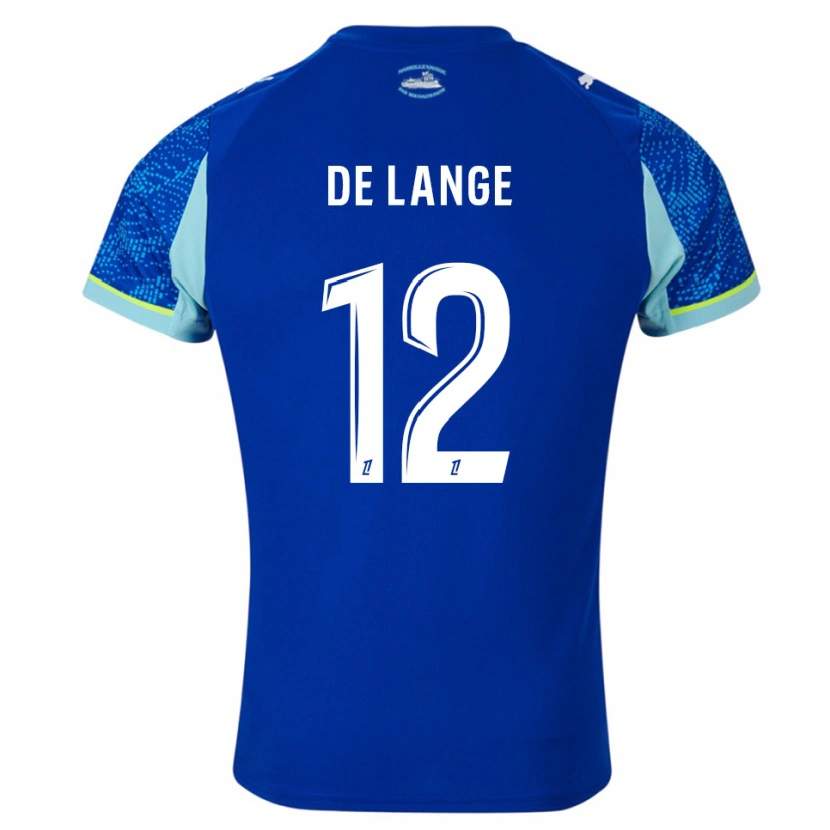 Danxen Dámské Jeffrey De Lange #12 Nebesky Modrá Bílá Třetí Hráčské Dresy 2025/26 Dres