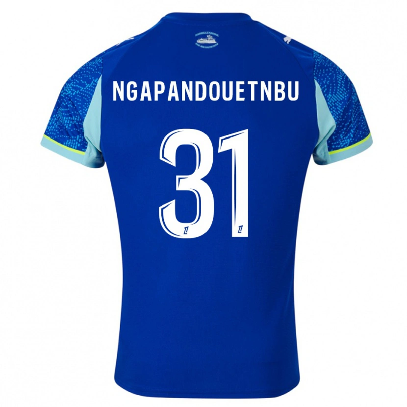 Danxen Dámské Simon Ngapandouetnbu #31 Nebesky Modrá Bílá Třetí Hráčské Dresy 2025/26 Dres