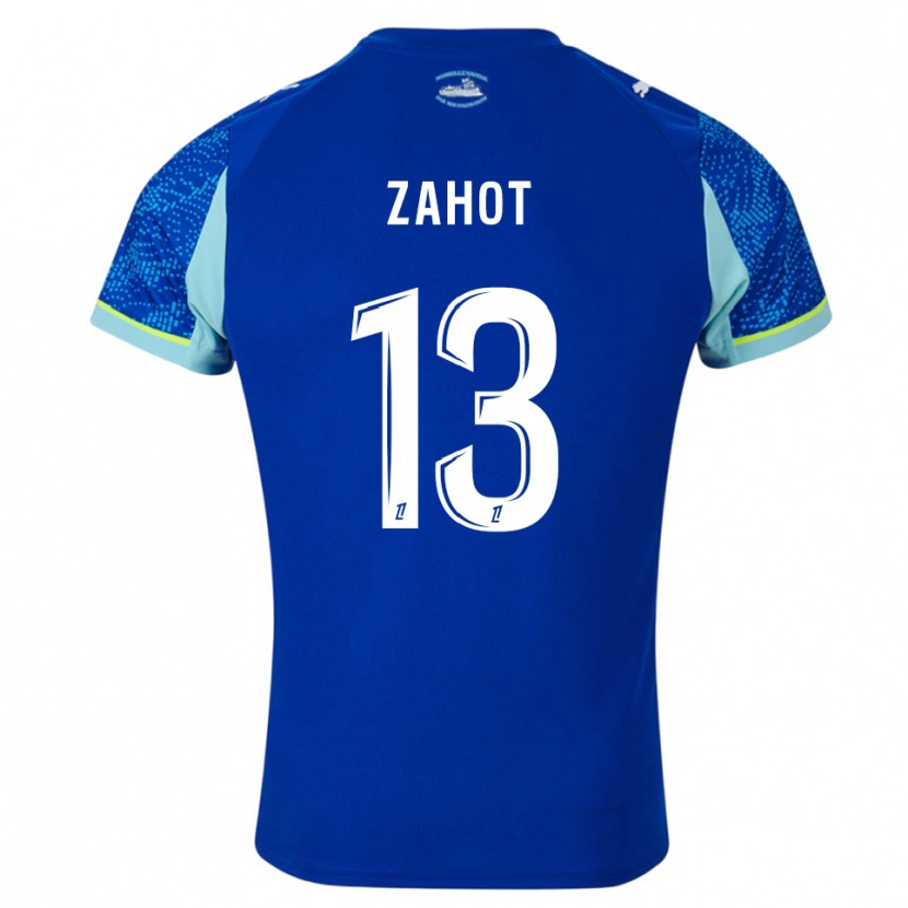 Danxen Dámské Sarah Zahot #13 Nebesky Modrá Bílá Třetí Hráčské Dresy 2025/26 Dres