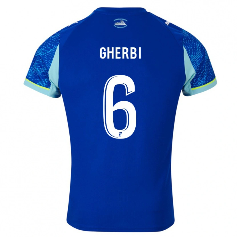 Danxen Dámské Candice Gherbi #6 Nebesky Modrá Bílá Třetí Hráčské Dresy 2025/26 Dres