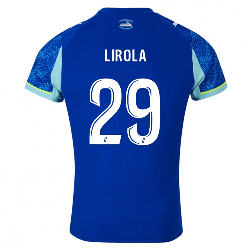Danxen Dámské Pol Lirola #29 Nebesky Modrá Bílá Třetí Hráčské Dresy 2025/26 Dres