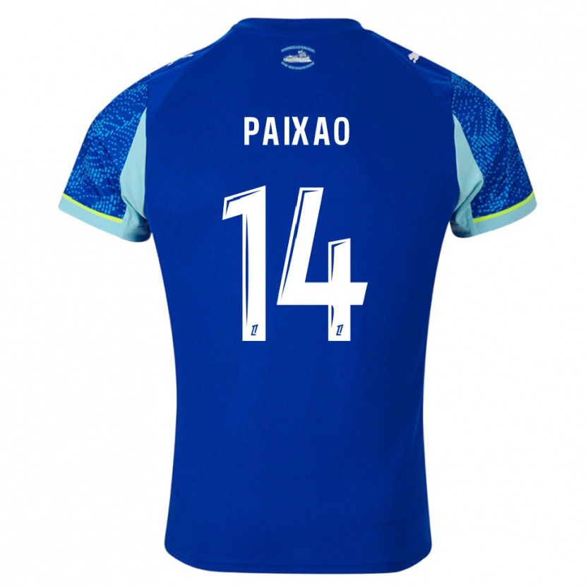 Danxen Dámské Igor Paixão #14 Nebesky Modrá Bílá Třetí Hráčské Dresy 2025/26 Dres