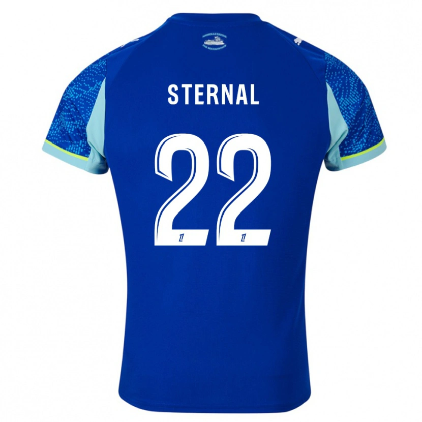 Danxen Dámské Enzo Sternal #22 Nebesky Modrá Bílá Třetí Hráčské Dresy 2025/26 Dres