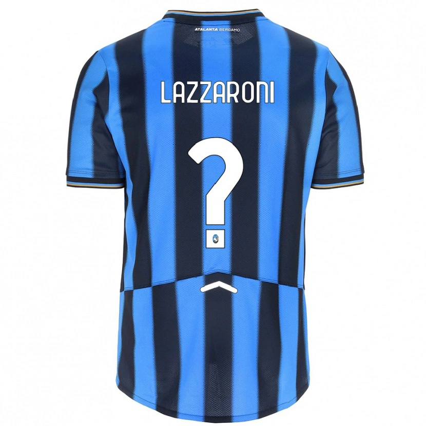 Danxen Dětské Andrea Lazzaroni #0 Nebesky Modrá Černá Domů Hráčské Dresy 2025/26 Dres