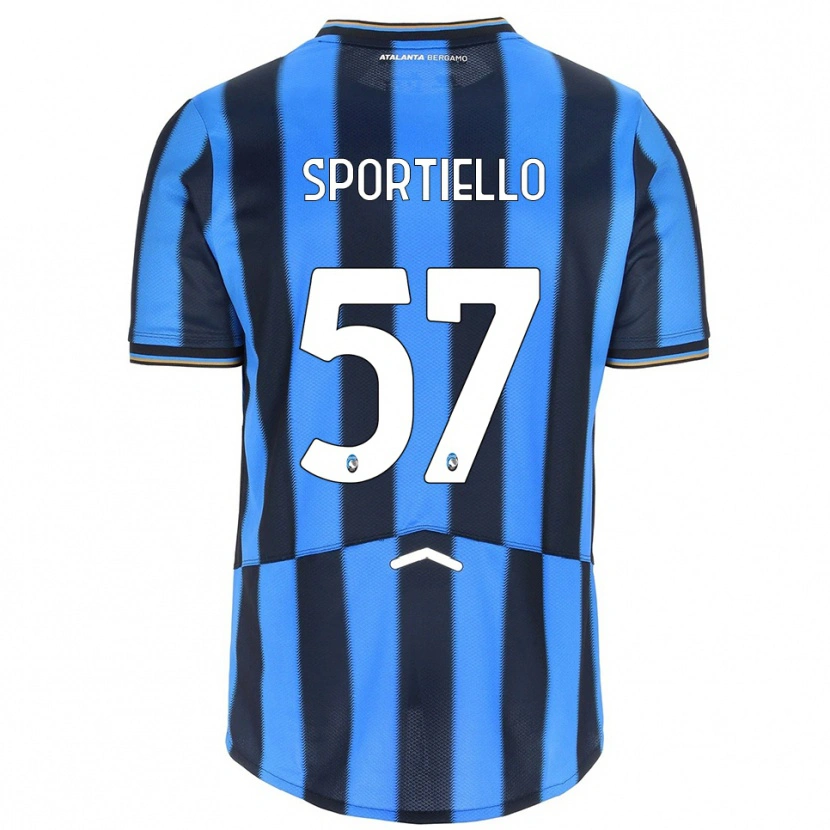 Danxen Dětské Marco Sportiello #57 Nebesky Modrá Černá Domů Hráčské Dresy 2025/26 Dres