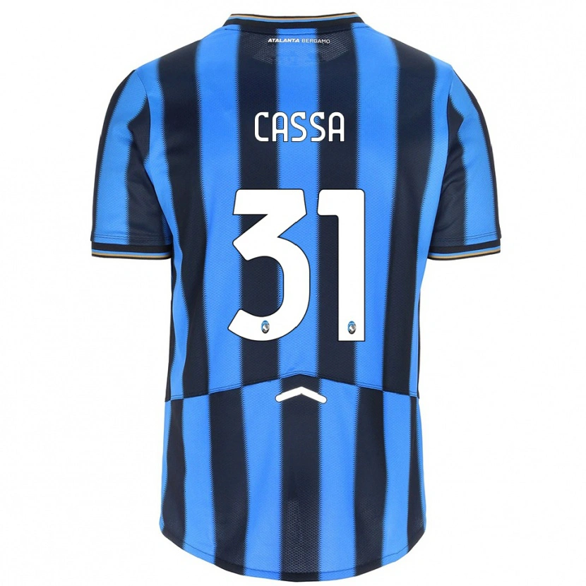 Danxen Dětské Federico Cassa #31 Nebesky Modrá Černá Domů Hráčské Dresy 2025/26 Dres