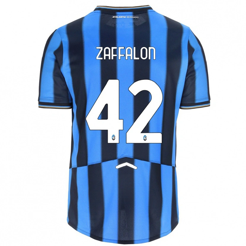 Danxen Dětské Lorenzo Zaffalon #42 Nebesky Modrá Černá Domů Hráčské Dresy 2025/26 Dres