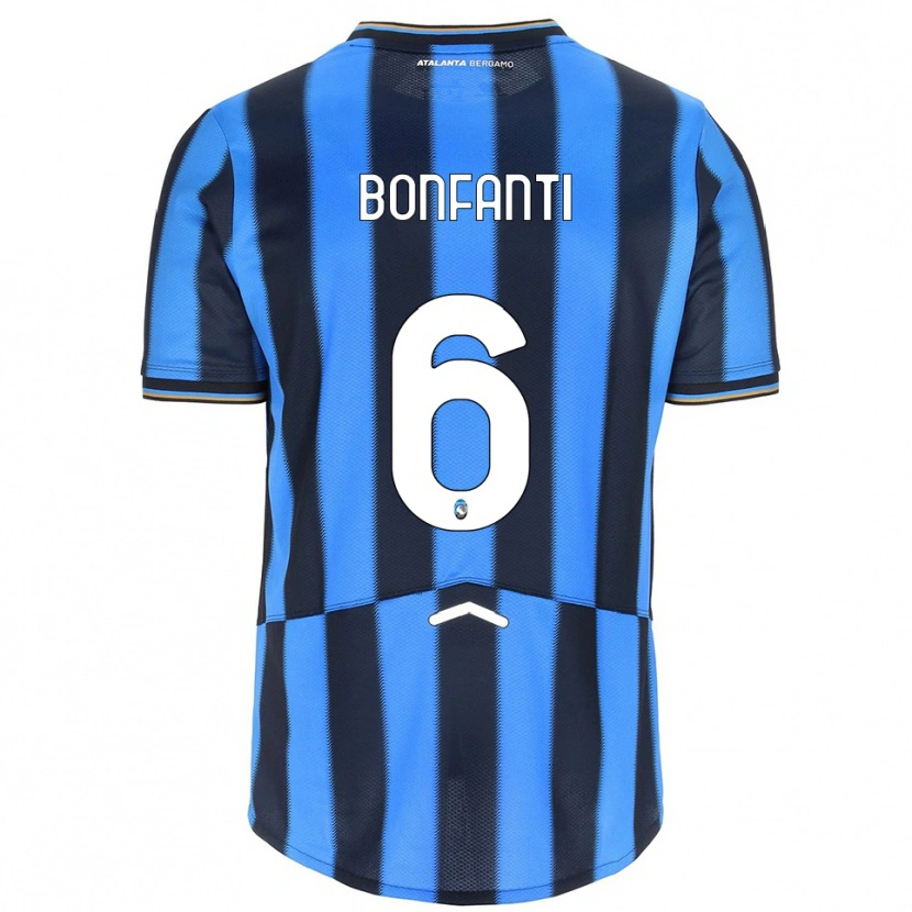 Danxen Dětské Giovanni Bonfanti #6 Nebesky Modrá Černá Domů Hráčské Dresy 2025/26 Dres