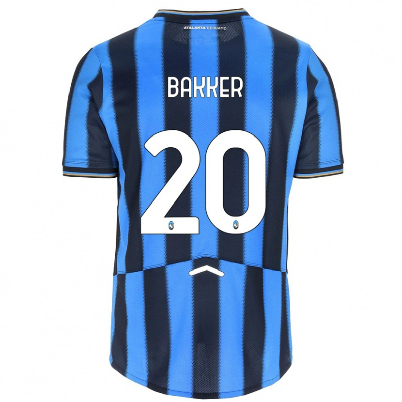 Danxen Dětské Mitchel Bakker #20 Nebesky Modrá Černá Domů Hráčské Dresy 2025/26 Dres