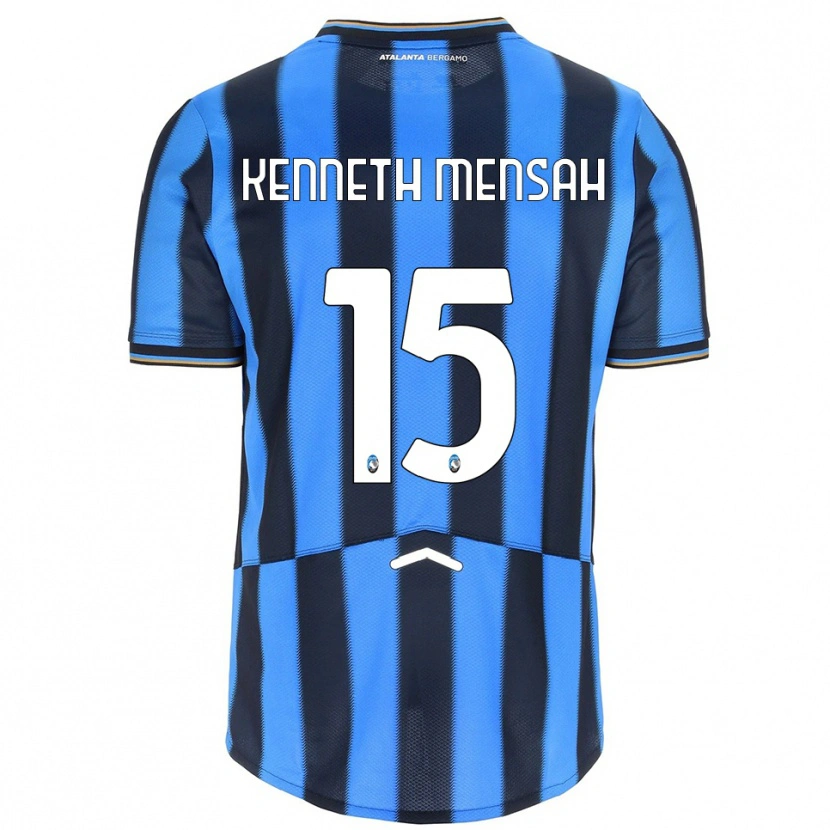 Danxen Dětské Anthony Mensah #15 Nebesky Modrá Černá Domů Hráčské Dresy 2025/26 Dres