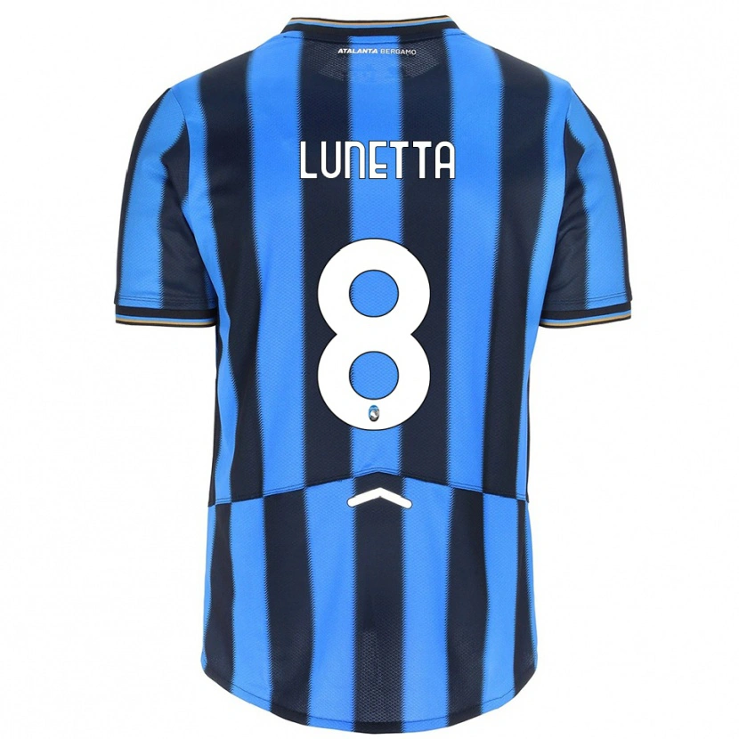 Danxen Dětské Gabriel Lunetta #8 Nebesky Modrá Černá Domů Hráčské Dresy 2025/26 Dres