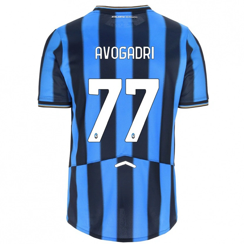 Danxen Dětské Lorenzo Avogadri #77 Nebesky Modrá Černá Domů Hráčské Dresy 2025/26 Dres