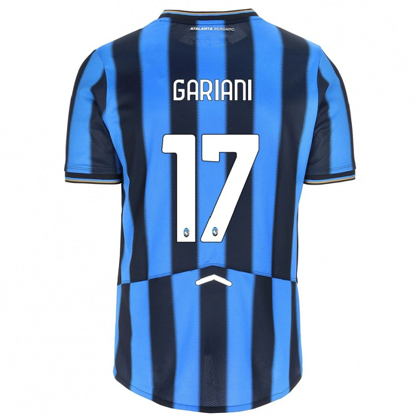 Danxen Dětské Niccolò Gariani #17 Nebesky Modrá Černá Domů Hráčské Dresy 2025/26 Dres