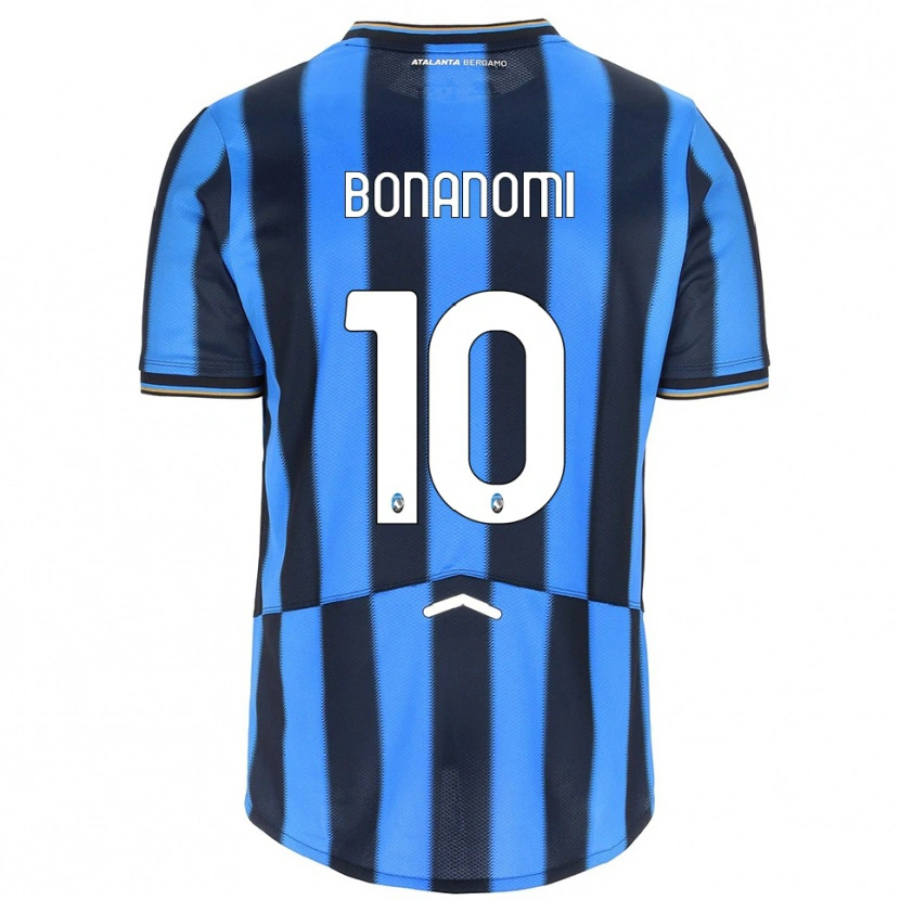 Danxen Dětské Andrea Bonanomi #10 Nebesky Modrá Černá Domů Hráčské Dresy 2025/26 Dres