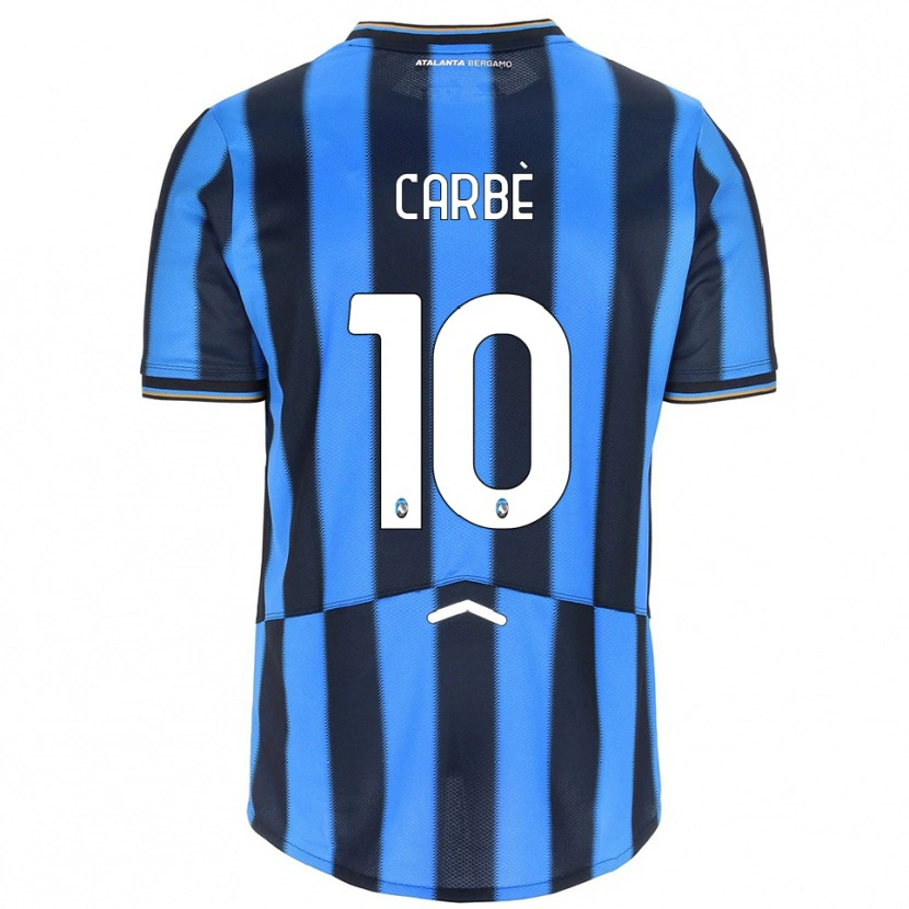 Danxen Dětské Alessio Carbè #10 Nebesky Modrá Černá Domů Hráčské Dresy 2025/26 Dres