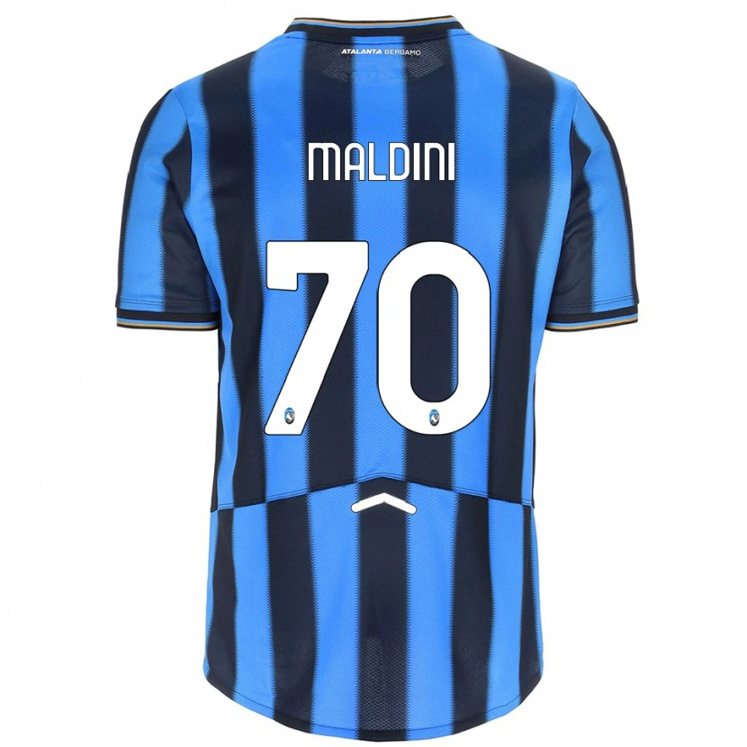 Danxen Dětské Daniel Maldini #70 Nebesky Modrá Černá Domů Hráčské Dresy 2025/26 Dres