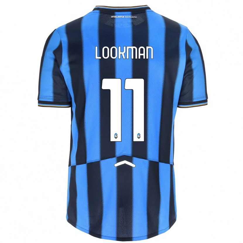 Danxen Dětské Ademola Lookman #11 Nebesky Modrá Černá Domů Hráčské Dresy 2025/26 Dres