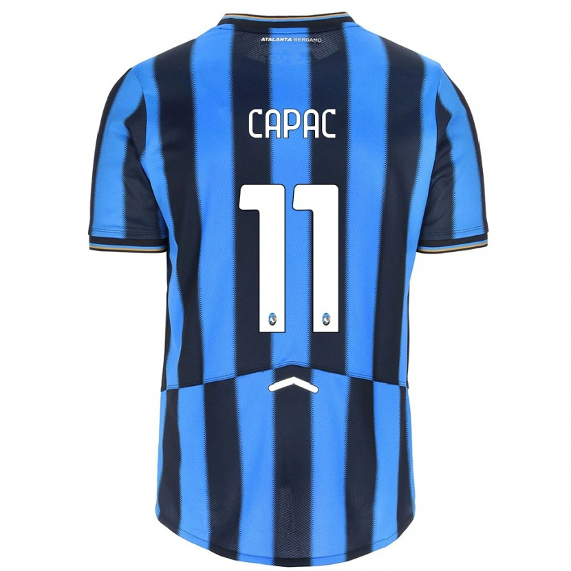 Danxen Dětské Alexandru Capac #11 Nebesky Modrá Černá Domů Hráčské Dresy 2025/26 Dres