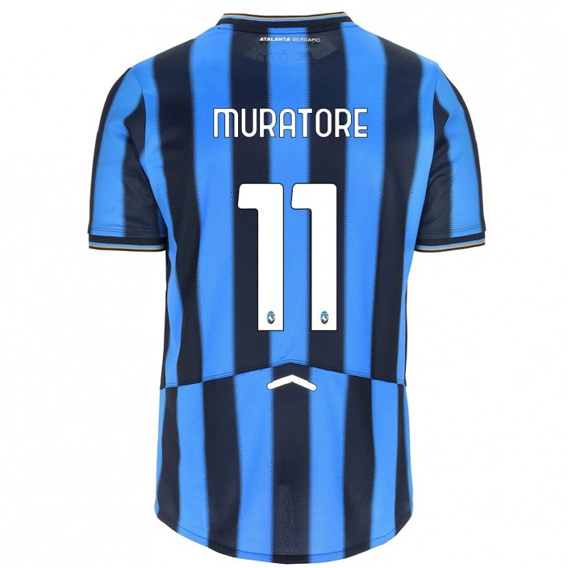 Danxen Dětské Simone Muratore #11 Nebesky Modrá Černá Domů Hráčské Dresy 2025/26 Dres