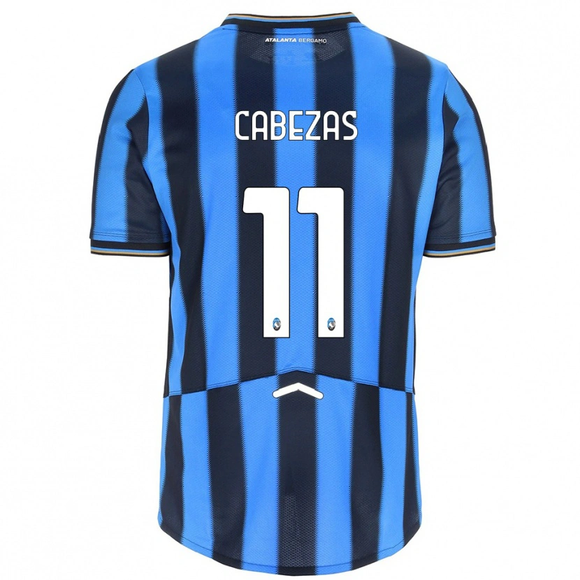 Danxen Dětské Bryan Cabezas #11 Nebesky Modrá Černá Domů Hráčské Dresy 2025/26 Dres