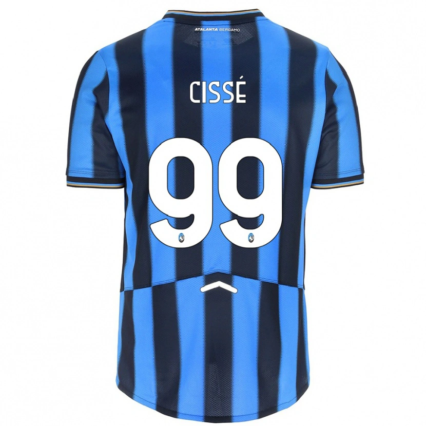 Danxen Dětské Moustapha Cissé #99 Nebesky Modrá Černá Domů Hráčské Dresy 2025/26 Dres