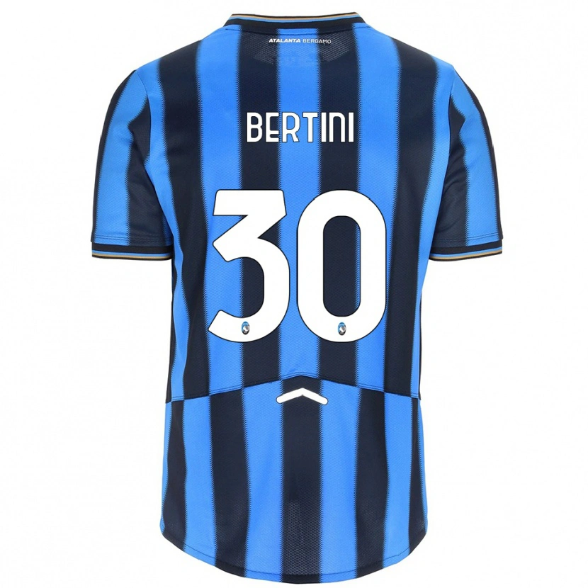 Danxen Dětské Tommaso Bertini #30 Nebesky Modrá Černá Domů Hráčské Dresy 2025/26 Dres