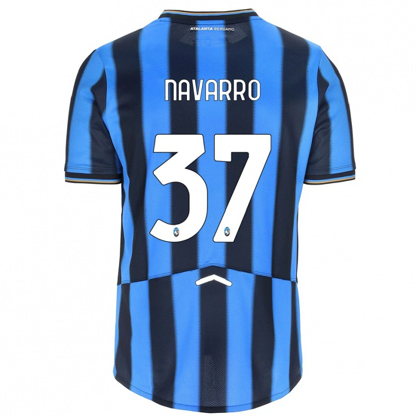 Danxen Dětské Albert Navarro #37 Nebesky Modrá Černá Domů Hráčské Dresy 2025/26 Dres